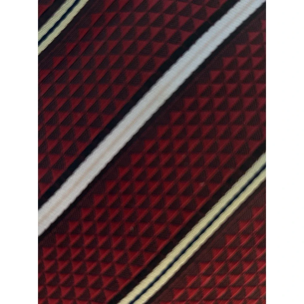 Men Gucci, Regimental Bordeaux Fantasia Horse Bit Tie 148x14cm
